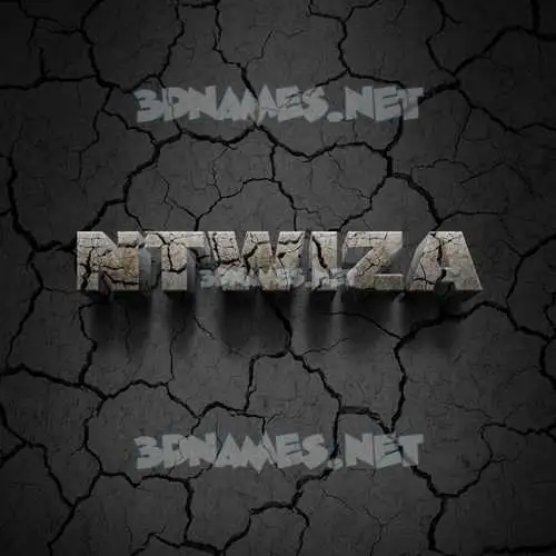 ntwiza in Cracked Stone style - 3D name wallpaper ntwiza in Cracked Stone style - 3D name wallpaper