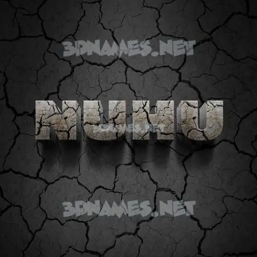 nuhu in Cracked Stone style - 3D name wallpaper nuhu in Cracked Stone style - 3D name wallpaper