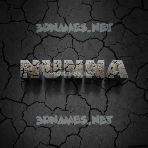 nunna in Cracked Stone style - 3D name wallpaper nunna in Cracked Stone style - 3D name wallpaper