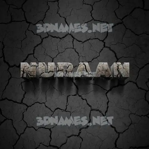 nuraan in Cracked Stone style - 3D name wallpaper nuraan in Cracked Stone style - 3D name wallpaper