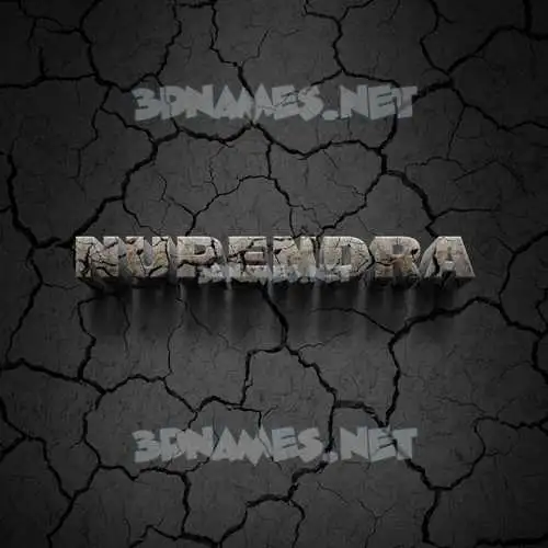 nurendra in Cracked Stone style - 3D name wallpaper nurendra in Cracked Stone style - 3D name wallpaper