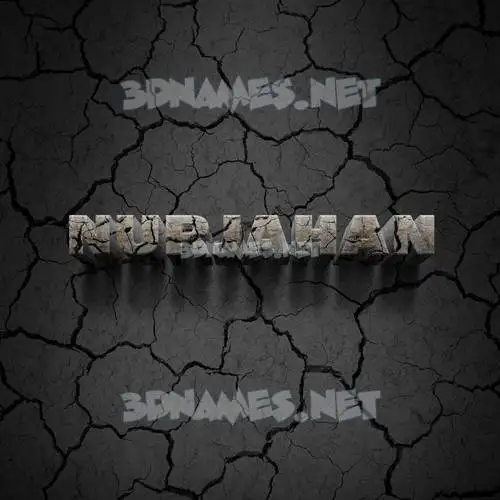 nurjahan in Cracked Stone style - 3D name wallpaper nurjahan in Cracked Stone style - 3D name wallpaper