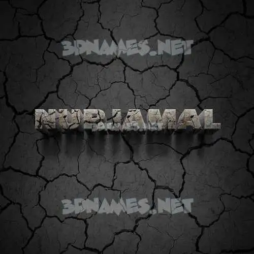 nurjamal in Cracked Stone style - 3D name wallpaper nurjamal in Cracked Stone style - 3D name wallpaper
