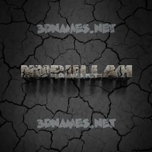 nurullah in Cracked Stone style - 3D name wallpaper nurullah in Cracked Stone style - 3D name wallpaper