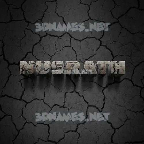nusrath in Cracked Stone style - 3D name wallpaper nusrath in Cracked Stone style - 3D name wallpaper