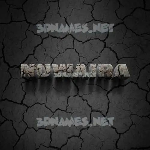 nuwaira in Cracked Stone style - 3D name wallpaper nuwaira in Cracked Stone style - 3D name wallpaper