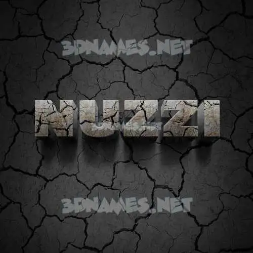 nuzzi in Cracked Stone style - 3D name wallpaper nuzzi in Cracked Stone style - 3D name wallpaper