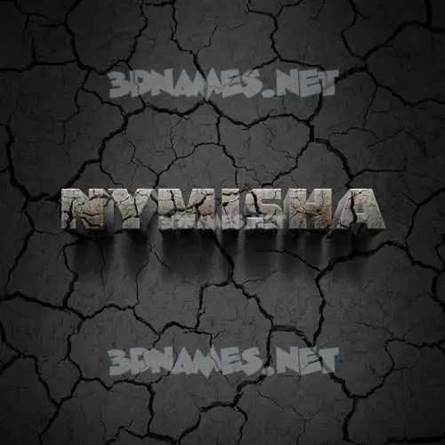 nymisha in Cracked Stone style - 3D name wallpaper nymisha in Cracked Stone style - 3D name wallpaper