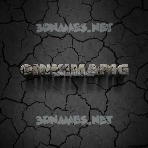 oinkimapig in Cracked Stone style - 3D name wallpaper oinkimapig in Cracked Stone style - 3D name wallpaper