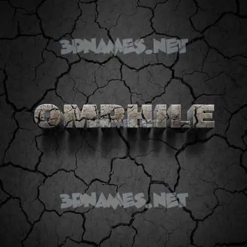 omphile in Cracked Stone style - 3D name wallpaper omphile in Cracked Stone style - 3D name wallpaper
