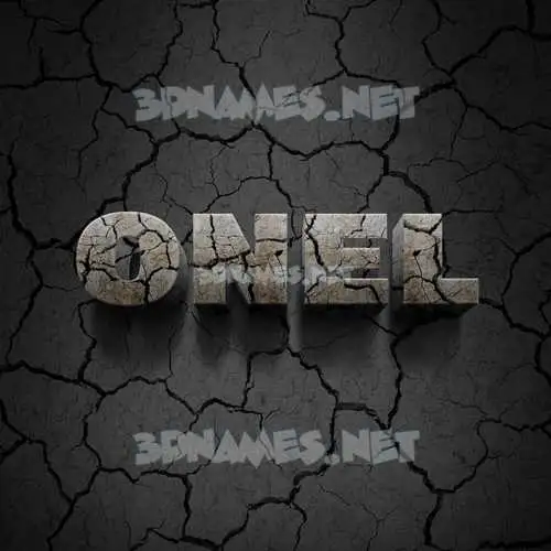 onel in Cracked Stone style - 3D name wallpaper onel in Cracked Stone style - 3D name wallpaper