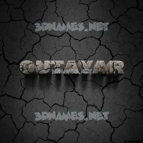 outayar in Cracked Stone style - 3D name wallpaper outayar in Cracked Stone style - 3D name wallpaper
