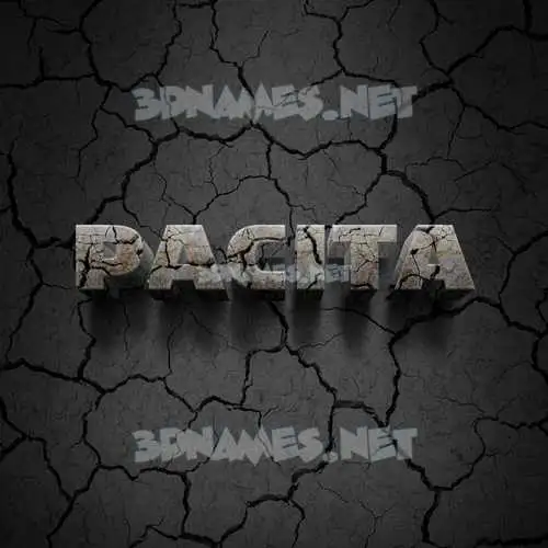 pacita in Cracked Stone style - 3D name wallpaper pacita in Cracked Stone style - 3D name wallpaper