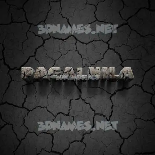 pagalnila in Cracked Stone style - 3D name wallpaper pagalnila in Cracked Stone style - 3D name wallpaper