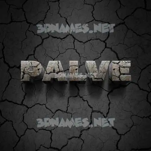 palve in Cracked Stone style - 3D name wallpaper palve in Cracked Stone style - 3D name wallpaper