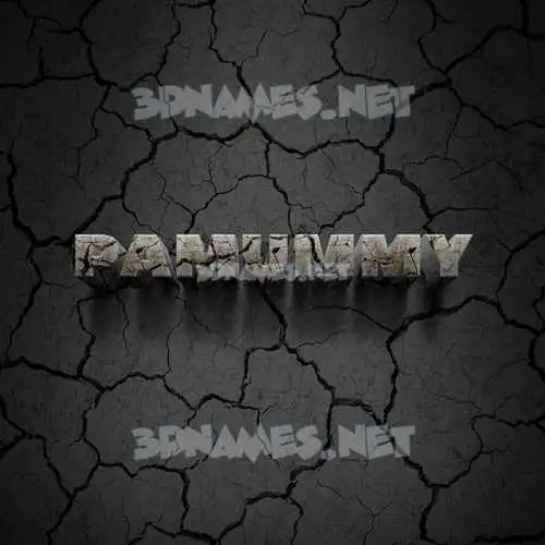 pamummy in Cracked Stone style - 3D name wallpaper pamummy in Cracked Stone style - 3D name wallpaper