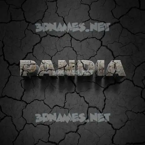 pandia in Cracked Stone style - 3D name wallpaper pandia in Cracked Stone style - 3D name wallpaper