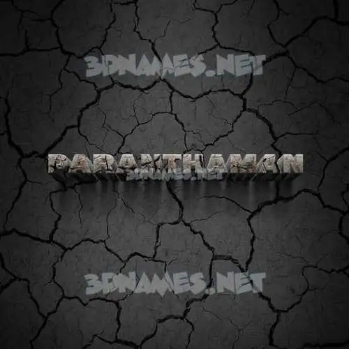 paranthaman in Cracked Stone style - 3D name wallpaper paranthaman in Cracked Stone style - 3D name wallpaper