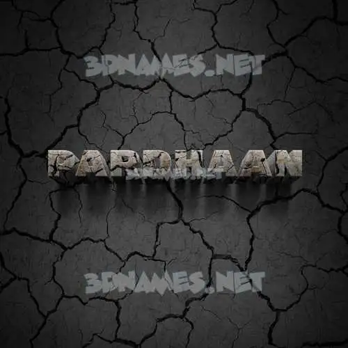 pardhaan in Cracked Stone style - 3D name wallpaper pardhaan in Cracked Stone style - 3D name wallpaper