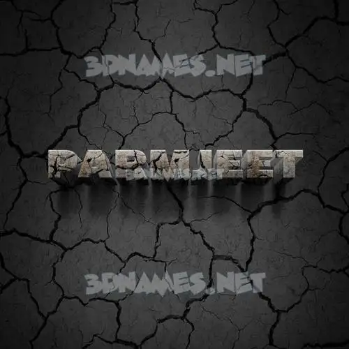 parmjeet in Cracked Stone style - 3D name wallpaper parmjeet in Cracked Stone style - 3D name wallpaper