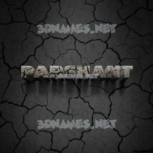 parshant in Cracked Stone style - 3D name wallpaper parshant in Cracked Stone style - 3D name wallpaper