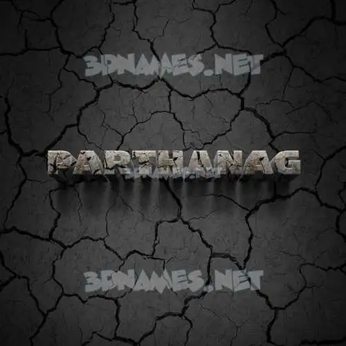 parthanag in Cracked Stone style - 3D name wallpaper parthanag in Cracked Stone style - 3D name wallpaper