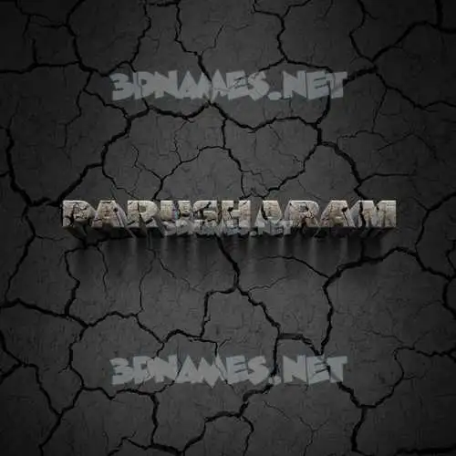 parusharam in Cracked Stone style - 3D name wallpaper parusharam in Cracked Stone style - 3D name wallpaper