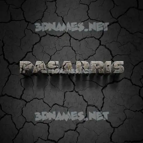 pasarris in Cracked Stone style - 3D name wallpaper pasarris in Cracked Stone style - 3D name wallpaper