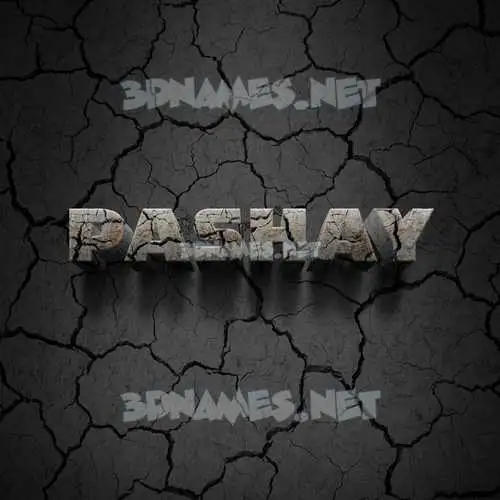 pashay in Cracked Stone style - 3D name wallpaper pashay in Cracked Stone style - 3D name wallpaper