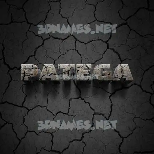 patega in Cracked Stone style - 3D name wallpaper patega in Cracked Stone style - 3D name wallpaper