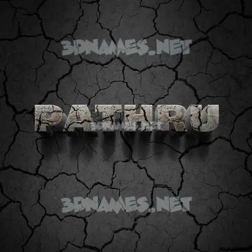 pathru in Cracked Stone style - 3D name wallpaper pathru in Cracked Stone style - 3D name wallpaper
