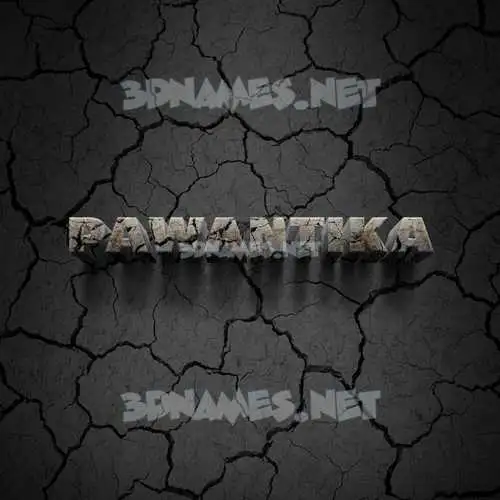 pawantika in Cracked Stone style - 3D name wallpaper pawantika in Cracked Stone style - 3D name wallpaper