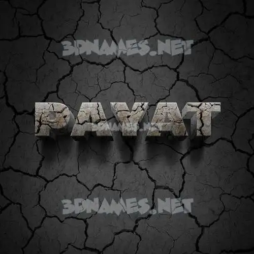 payat in Cracked Stone style - 3D name wallpaper payat in Cracked Stone style - 3D name wallpaper