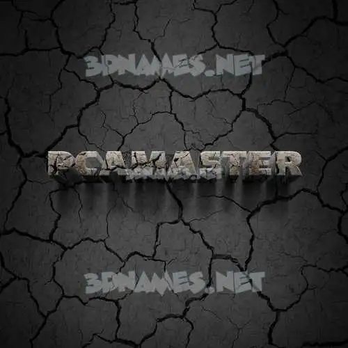 pcamaster in Cracked Stone style - 3D name wallpaper pcamaster in Cracked Stone style - 3D name wallpaper