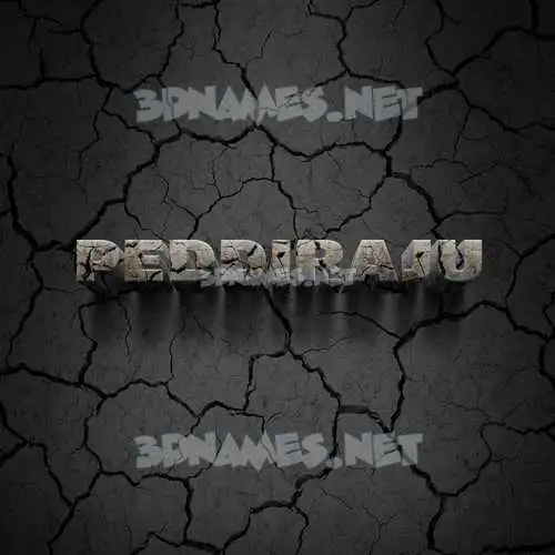 peddiraju in Cracked Stone style - 3D name wallpaper peddiraju in Cracked Stone style - 3D name wallpaper
