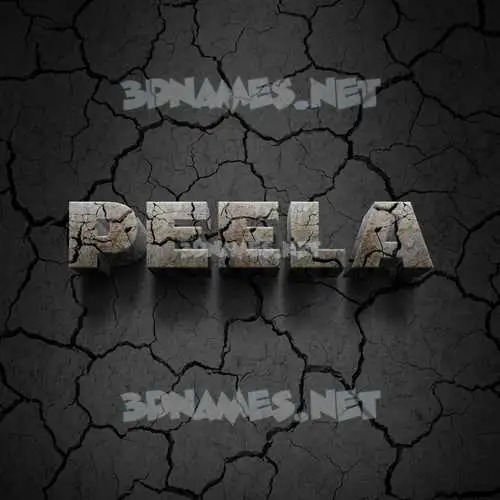 peela in Cracked Stone style - 3D name wallpaper peela in Cracked Stone style - 3D name wallpaper
