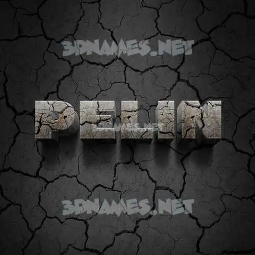 pelin in Cracked Stone style - 3D name wallpaper pelin in Cracked Stone style - 3D name wallpaper