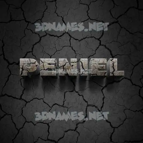 peniel in Cracked Stone style - 3D name wallpaper peniel in Cracked Stone style - 3D name wallpaper