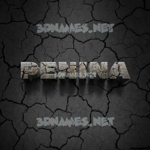 penina in Cracked Stone style - 3D name wallpaper penina in Cracked Stone style - 3D name wallpaper