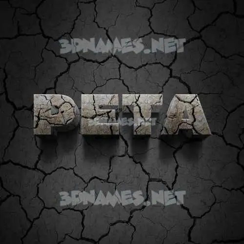 peta in Cracked Stone style - 3D name wallpaper peta in Cracked Stone style - 3D name wallpaper