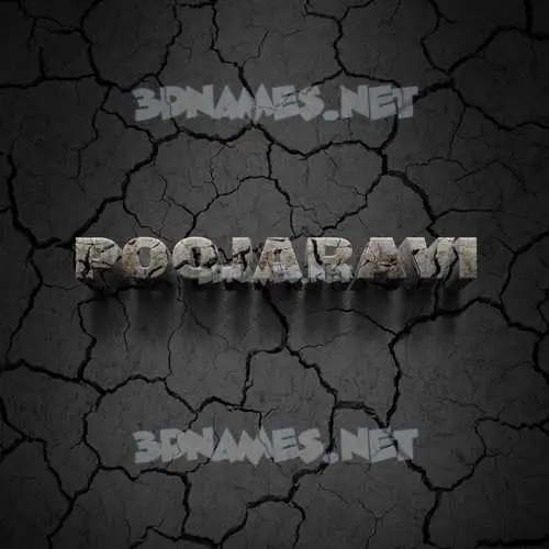 poojaravi in Cracked Stone style - 3D name wallpaper poojaravi in Cracked Stone style - 3D name wallpaper