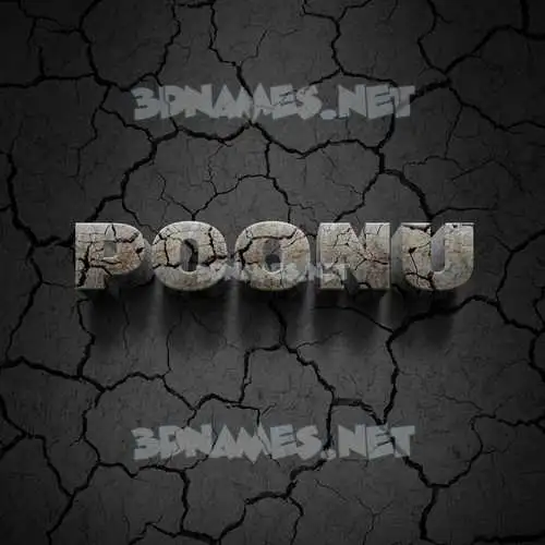 poonu in Cracked Stone style - 3D name wallpaper poonu in Cracked Stone style - 3D name wallpaper