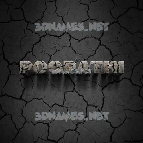 poopathi in Cracked Stone style - 3D name wallpaper poopathi in Cracked Stone style - 3D name wallpaper