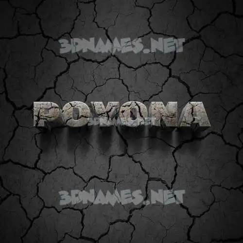 poyona in Cracked Stone style - 3D name wallpaper poyona in Cracked Stone style - 3D name wallpaper