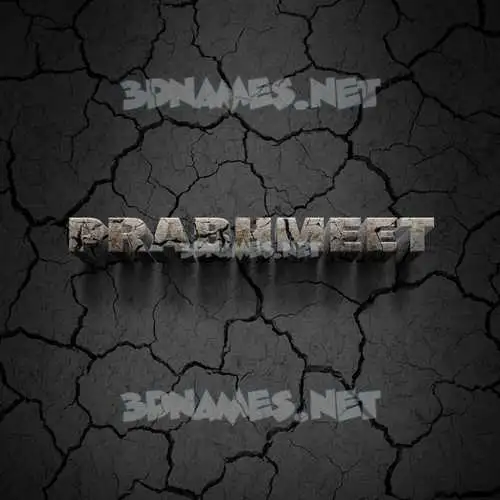 prabhmeet in Cracked Stone style - 3D name wallpaper prabhmeet in Cracked Stone style - 3D name wallpaper