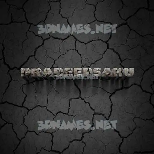 pradeepsahu in Cracked Stone style - 3D name wallpaper pradeepsahu in Cracked Stone style - 3D name wallpaper