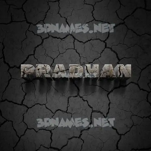 pradhan in Cracked Stone style - 3D name wallpaper pradhan in Cracked Stone style - 3D name wallpaper