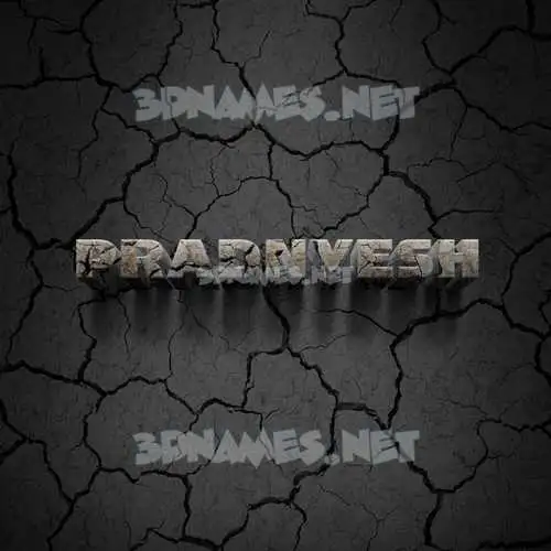 pradnyesh in Cracked Stone style - 3D name wallpaper pradnyesh in Cracked Stone style - 3D name wallpaper