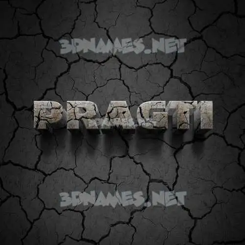 pragti in Cracked Stone style - 3D name wallpaper pragti in Cracked Stone style - 3D name wallpaper
