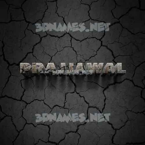 prajjawal in Cracked Stone style - 3D name wallpaper prajjawal in Cracked Stone style - 3D name wallpaper